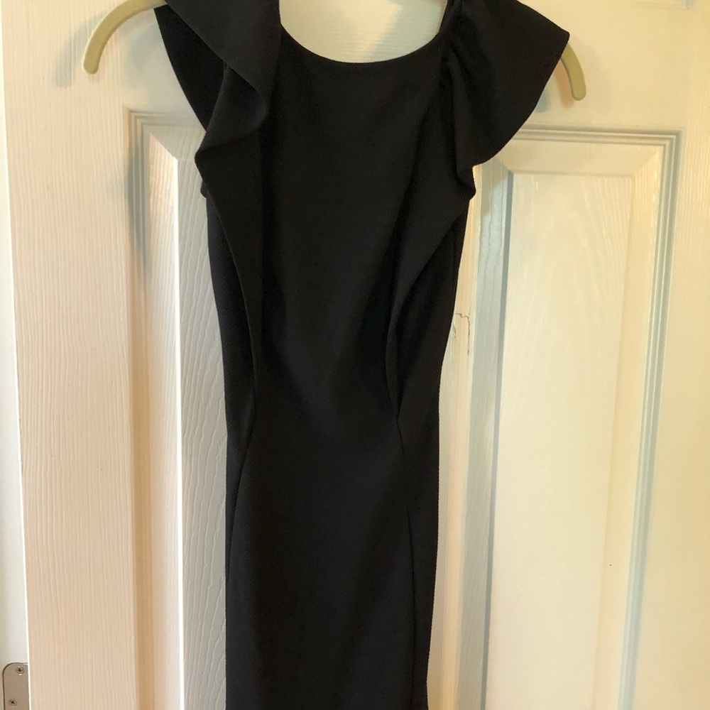 Tight little black dress